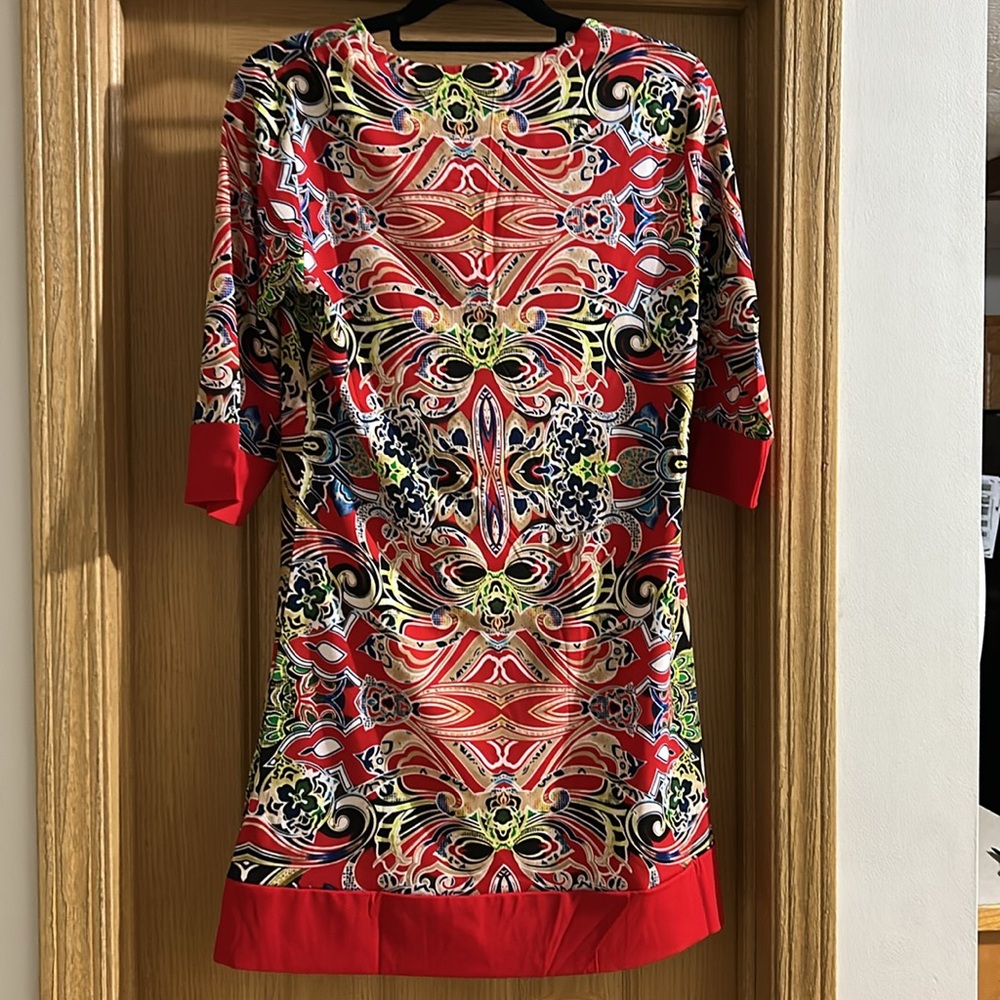 Colorful Patterned Dress - Picture 2 of 5